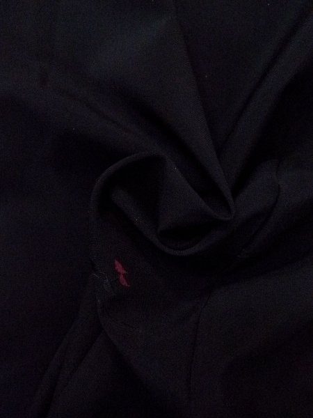 画像11: N0920M  女性用 羽織  シルク(正絹)   黒, 家 【中古】 【USED】 【リサイクル】 ★☆☆☆☆ (11)