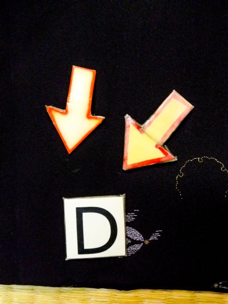 画像18: N0920P  女性用 羽織  シルク(正絹)   黒, 梅 【中古】 【USED】 【リサイクル】 ★★☆☆☆ (18)