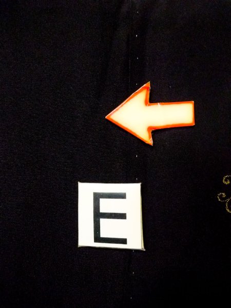 画像19: N0920P  女性用 羽織  シルク(正絹)   黒, 梅 【中古】 【USED】 【リサイクル】 ★★☆☆☆ (19)