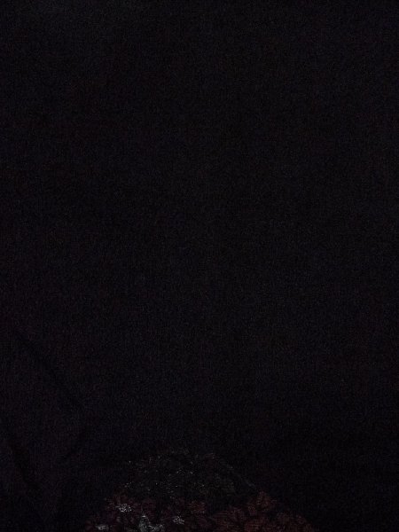 画像3: N0920Q Mint  女性用 羽織  シルク(正絹)   黒, ぼたん 【中古】 【USED】 【リサイクル】 ★★★★☆ (3)