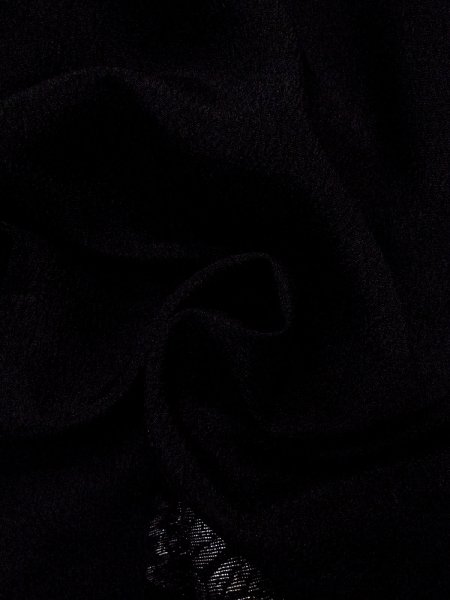 画像11: N0920Q Mint  女性用 羽織  シルク(正絹)   黒, ぼたん 【中古】 【USED】 【リサイクル】 ★★★★☆ (11)