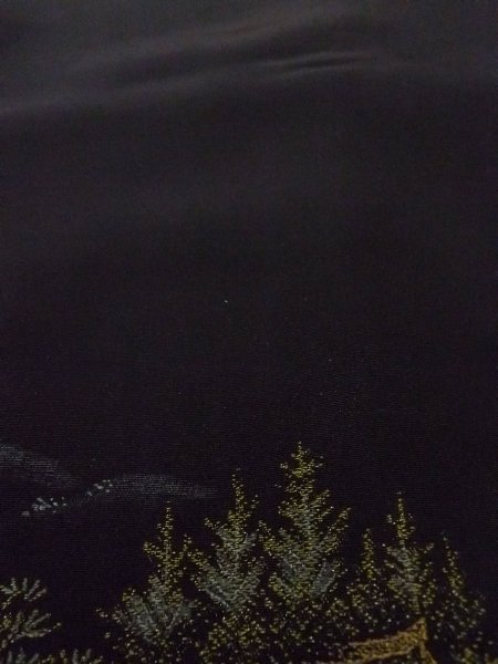 画像11: N0920U Mint  女性用 羽織  化繊   黒, 松/松葉 【中古】 【USED】 【リサイクル】 ★★★★☆ (11)