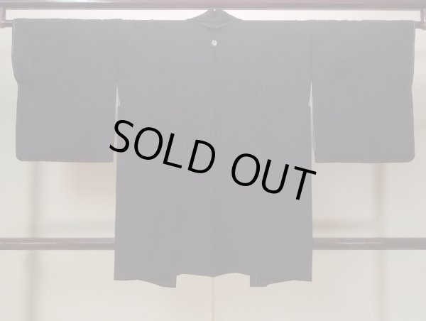 画像2: N0920Y Mint  女性用 羽織  シルク（正絹）   黒,  【中古】 【USED】 【リサイクル】 ★★★★☆ (2)