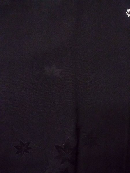 画像4: N0920Y Mint  女性用 羽織  シルク(正絹)   黒,  【中古】 【USED】 【リサイクル】 ★★★★☆ (4)