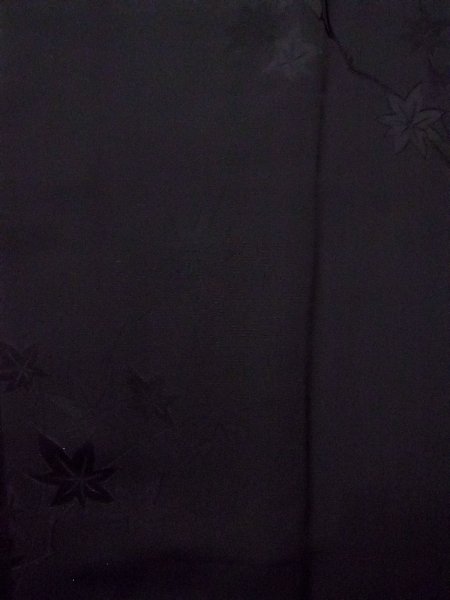 画像5: N0920Y Mint  女性用 羽織  シルク(正絹)   黒,  【中古】 【USED】 【リサイクル】 ★★★★☆ (5)