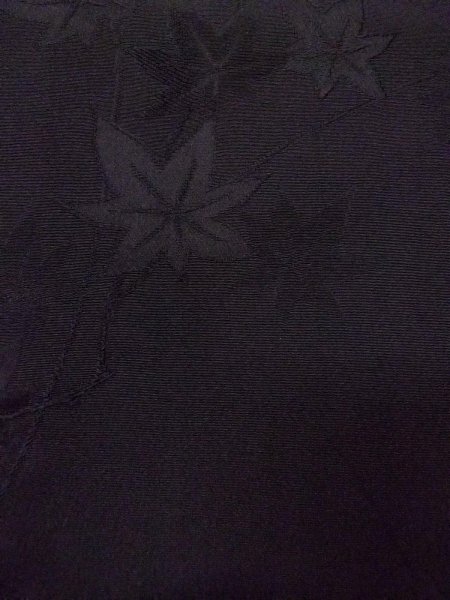 画像8: N0920Y Mint  女性用 羽織  シルク(正絹)   黒,  【中古】 【USED】 【リサイクル】 ★★★★☆ (8)