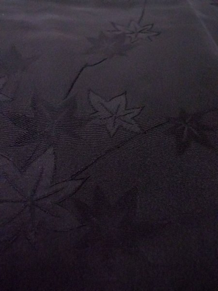 画像10: N0920Y Mint  女性用 羽織  シルク(正絹)   黒,  【中古】 【USED】 【リサイクル】 ★★★★☆ (10)