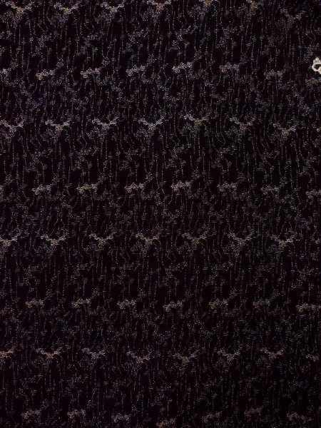 画像4: N0920Z Mint  女性用 羽織  シルク(正絹)   黒, 抽象的模様 【中古】 【USED】 【リサイクル】 ★★★★☆ (4)