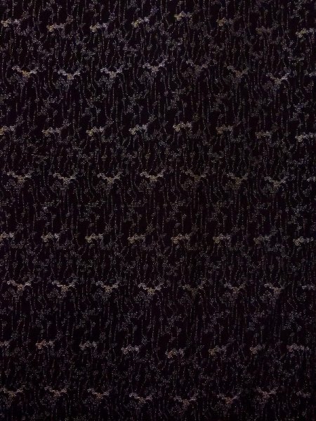 画像5: N0920Z Mint  女性用 羽織  シルク(正絹)   黒, 抽象的模様 【中古】 【USED】 【リサイクル】 ★★★★☆ (5)