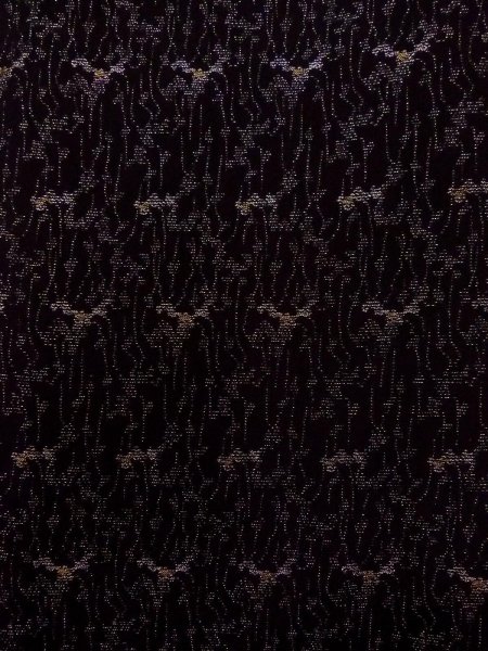 画像6: N0920Z Mint  女性用 羽織  シルク(正絹)   黒, 抽象的模様 【中古】 【USED】 【リサイクル】 ★★★★☆ (6)