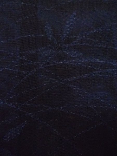 画像6: N0921A  女性用 羽織  シルク(正絹)   黒, 花 【中古】 【USED】 【リサイクル】 ★★★☆☆ (6)