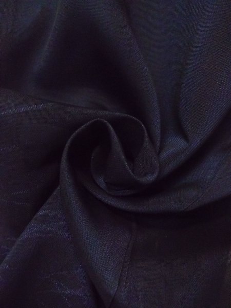 画像12: N0921A  女性用 羽織  シルク(正絹)   黒, 花 【中古】 【USED】 【リサイクル】 ★★★☆☆ (12)