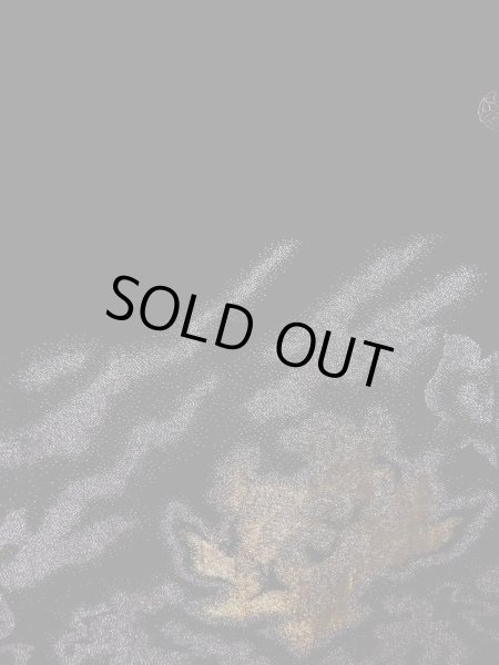 画像3: N0930B 女性用羽織  シルク(正絹) 黒, 花 【中古】【USED】【リサイクル】 ★★★★☆【N0930B】 (3)