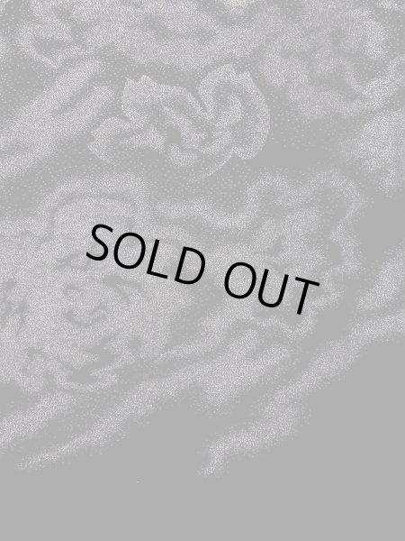 画像4: N0930B 女性用羽織  シルク(正絹) 黒, 花 【中古】【USED】【リサイクル】 ★★★★☆【N0930B】 (4)