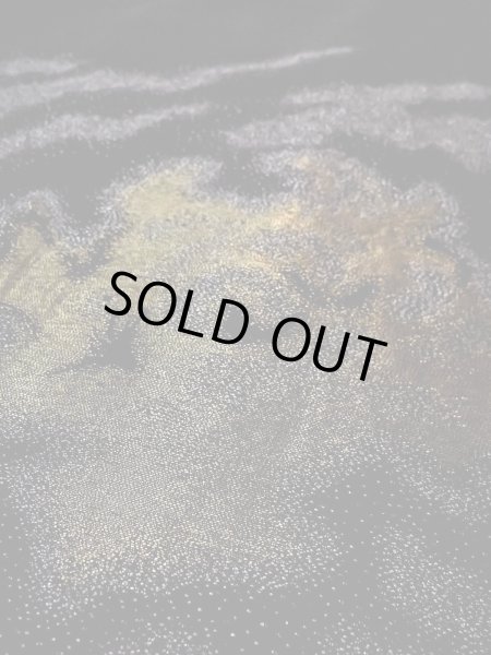 画像9: N0930B 女性用羽織  シルク(正絹) 黒, 花 【中古】【USED】【リサイクル】 ★★★★☆【N0930B】 (9)