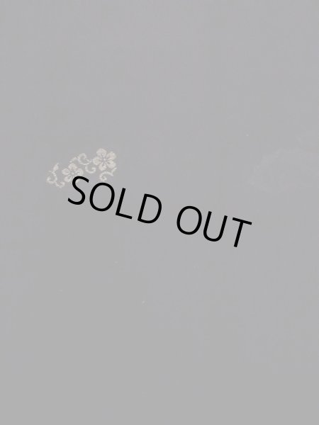 画像5: N0930C 女性用羽織  シルク（正絹） 黒, 菊 【中古】【USED】【リサイクル】 ★★★☆☆【N0930C】 (5)