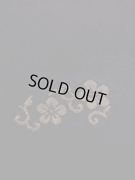 画像6: N0930C 女性用羽織  シルク（正絹） 黒, 菊 【中古】【USED】【リサイクル】 ★★★☆☆【N0930C】 (6)