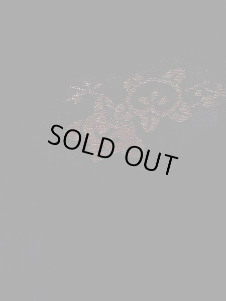 画像8: N0930C 女性用羽織  シルク（正絹） 黒, 菊 【中古】【USED】【リサイクル】 ★★★☆☆【N0930C】 (8)