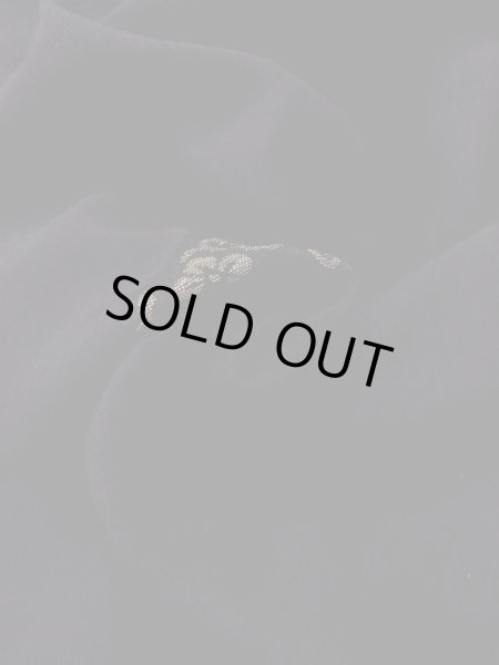 画像13: N0930C 女性用羽織  シルク（正絹） 黒, 菊 【中古】【USED】【リサイクル】 ★★★☆☆【N0930C】 (13)