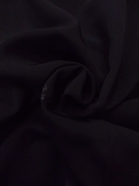 画像13: N0930D 女性用羽織  シルク(正絹) 黒, 梅 【中古】【USED】【リサイクル】 ★★★☆☆【N0930D】 (13)