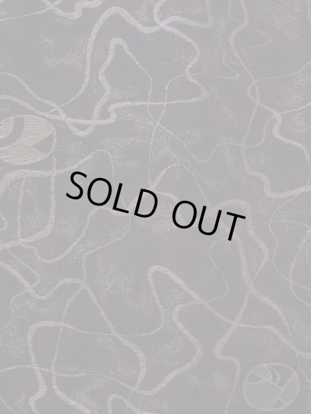 画像4: N0930G 女性用羽織  シルク(正絹) 黒, 丸 【中古】【USED】【リサイクル】 ★★★★☆【N0930G】 (4)