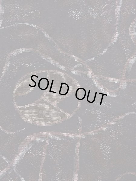 画像6: N0930G 女性用羽織  シルク(正絹) 黒, 丸 【中古】【USED】【リサイクル】 ★★★★☆【N0930G】 (6)