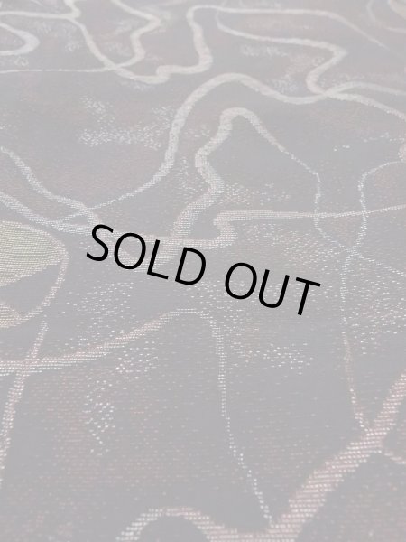 画像9: N0930G 女性用羽織  シルク(正絹) 黒, 丸 【中古】【USED】【リサイクル】 ★★★★☆【N0930G】 (9)