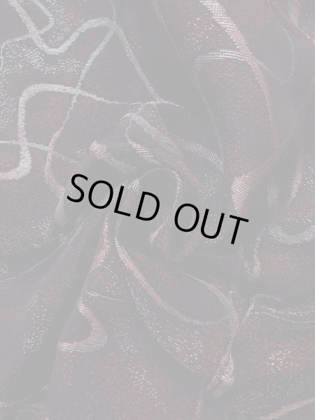 画像11: N0930G 女性用羽織  シルク(正絹) 黒, 丸 【中古】【USED】【リサイクル】 ★★★★☆【N0930G】 (11)