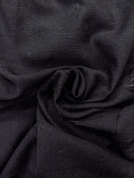 画像13: N0930M 女性用羽織  シルク(正絹) 黒, 草 【中古】【USED】【リサイクル】 ★★★★☆【N0930M】 (13)