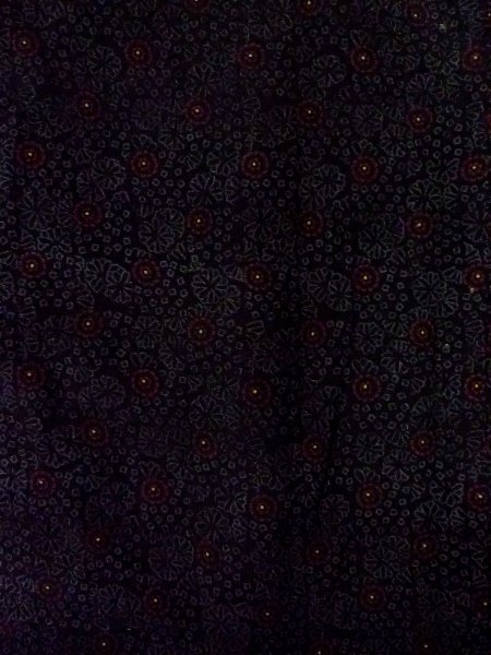 画像3: N0930O 女性用羽織  シルク(正絹) 黒, 花 【中古】【USED】【リサイクル】 ★★★★☆【N0930O】 (3)