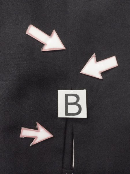 画像16: N0930U 女性用羽織  シルク(正絹) 黒,  【中古】【USED】【リサイクル】 ★★★☆☆【N0930U】 (16)