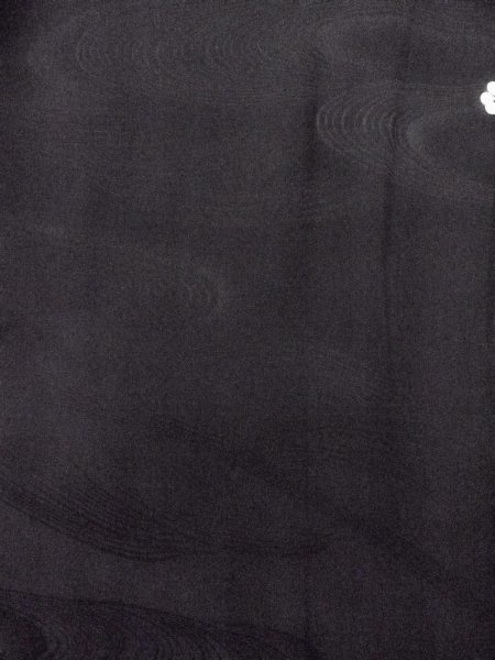 画像4: N0930V 女性用羽織  シルク(正絹) 黒,  【中古】【USED】【リサイクル】 ★★★☆☆【N0930V】 (4)