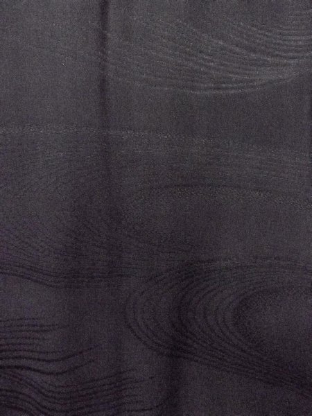 画像6: N0930V 女性用羽織  シルク(正絹) 黒,  【中古】【USED】【リサイクル】 ★★★☆☆【N0930V】 (6)