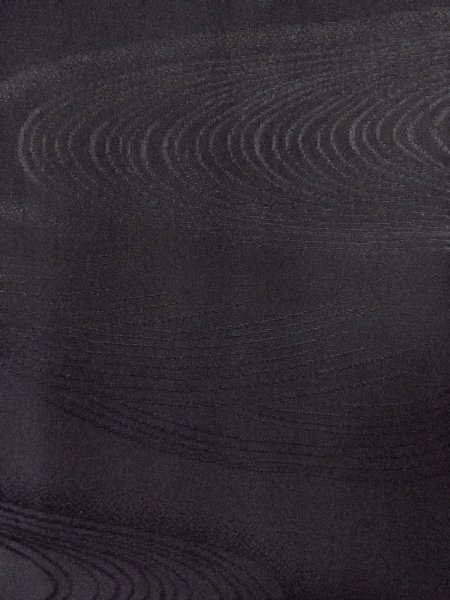 画像8: N0930V 女性用羽織  シルク(正絹) 黒,  【中古】【USED】【リサイクル】 ★★★☆☆【N0930V】 (8)