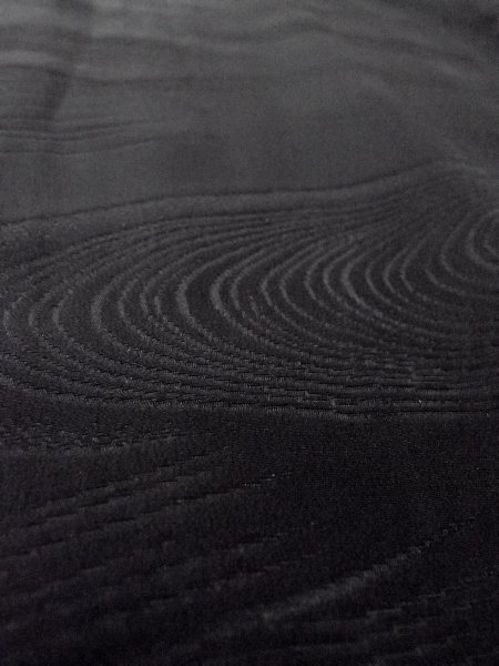 画像11: N0930V 女性用羽織  シルク(正絹) 黒,  【中古】【USED】【リサイクル】 ★★★☆☆【N0930V】 (11)