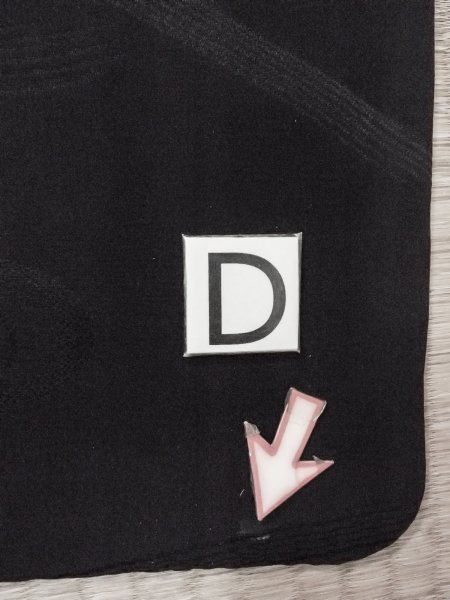 画像18: N0930V 女性用羽織  シルク(正絹) 黒,  【中古】【USED】【リサイクル】 ★★★☆☆【N0930V】 (18)