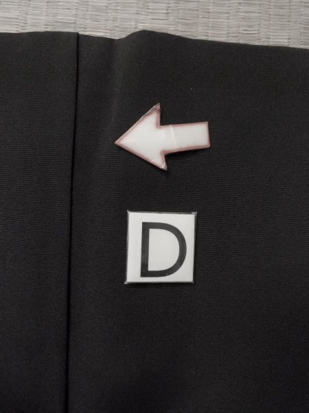 画像17: N0930X 女性用羽織  シルク(正絹) 淡い黒, 草 【中古】【USED】【リサイクル】 ★★★☆☆【N0930X】 (17)