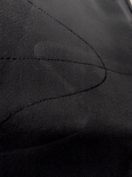 画像10: N0930Y 女性用羽織  シルク(正絹) 黒,  【中古】【USED】【リサイクル】 ★★★★☆【N0930Y】 (10)