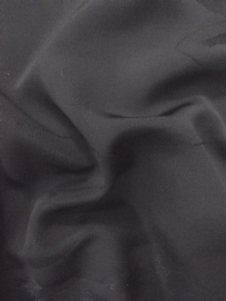 画像13: N0930Y 女性用羽織  シルク(正絹) 黒,  【中古】【USED】【リサイクル】 ★★★★☆【N0930Y】 (13)