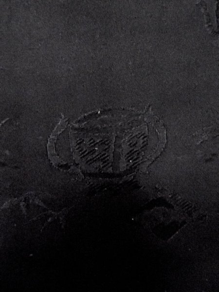 画像8: N0930Z 女性用羽織  シルク(正絹) 黒,  【中古】【USED】【リサイクル】 ★★★☆☆【N0930Z】 (8)