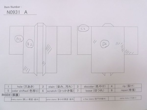 画像13: N0931A 女性用羽織  シルク(正絹) 黒, 家 【中古】【USED】【リサイクル】 ★★☆☆☆【N0931A】 (13)