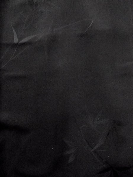 画像5: N0931B 女性用羽織  シルク(正絹) 黒,  【中古】【USED】【リサイクル】 ★★★★☆【N0931B】 (5)