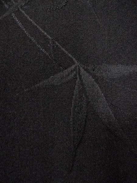 画像8: N0931B 女性用羽織  シルク(正絹) 黒,  【中古】【USED】【リサイクル】 ★★★★☆【N0931B】 (8)