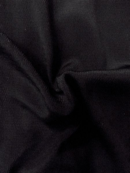 画像7: N0931C 女性用羽織  シルク(正絹) 黒,  【中古】【USED】【リサイクル】 ★☆☆☆☆【N0931C】 (7)