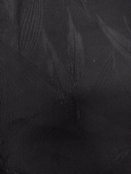 画像7: N0931D 女性用羽織  シルク（正絹） 黒,  【中古】【USED】【リサイクル】 ★★★☆☆【N0931D】 (7)