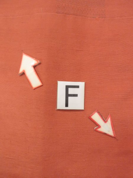 画像19: N1007A 女性用紬  シルク(正絹) 灰色がかった橙色, 花 【中古】【USED】【リサイクル】 ★★★☆☆【N1007A】 (19)