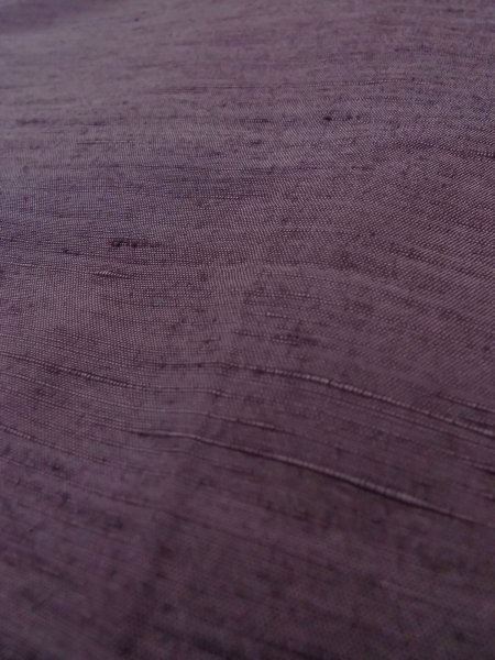 画像8: N1007D 女性用紬  シルク(正絹) 灰色がかった紫色,  【中古】【USED】【リサイクル】 ★★★☆☆【N1007D】 (8)