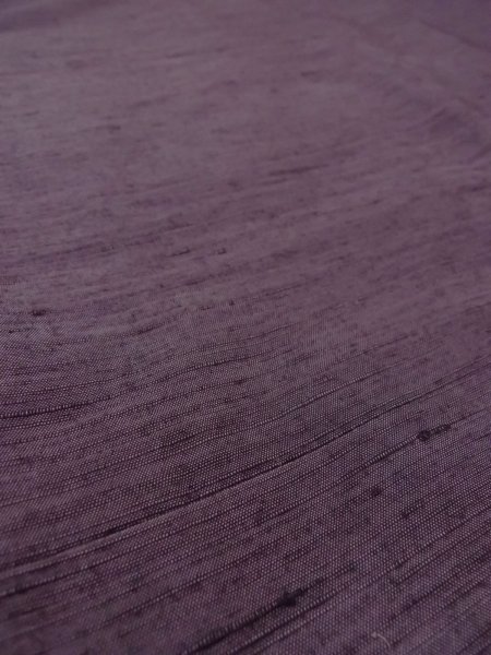 画像10: N1007D 女性用紬  シルク(正絹) 灰色がかった紫色,  【中古】【USED】【リサイクル】 ★★★☆☆【N1007D】 (10)