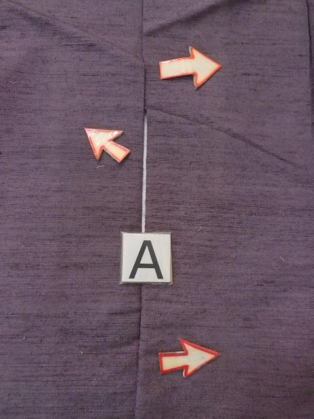 画像14: N1007D 女性用紬  シルク(正絹) 灰色がかった紫色,  【中古】【USED】【リサイクル】 ★★★☆☆【N1007D】 (14)