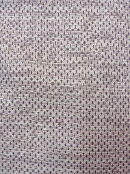 画像6: N1007E 女性用紬  シルク(正絹) 灰色, 縞 【中古】【USED】【リサイクル】 ★★★☆☆【N1007E】 (6)